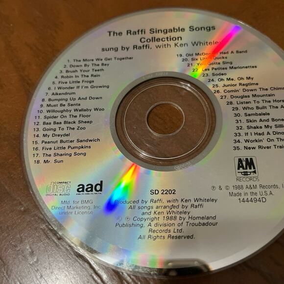 The Raffi Singable Songs Collection - Picture 4 of 5